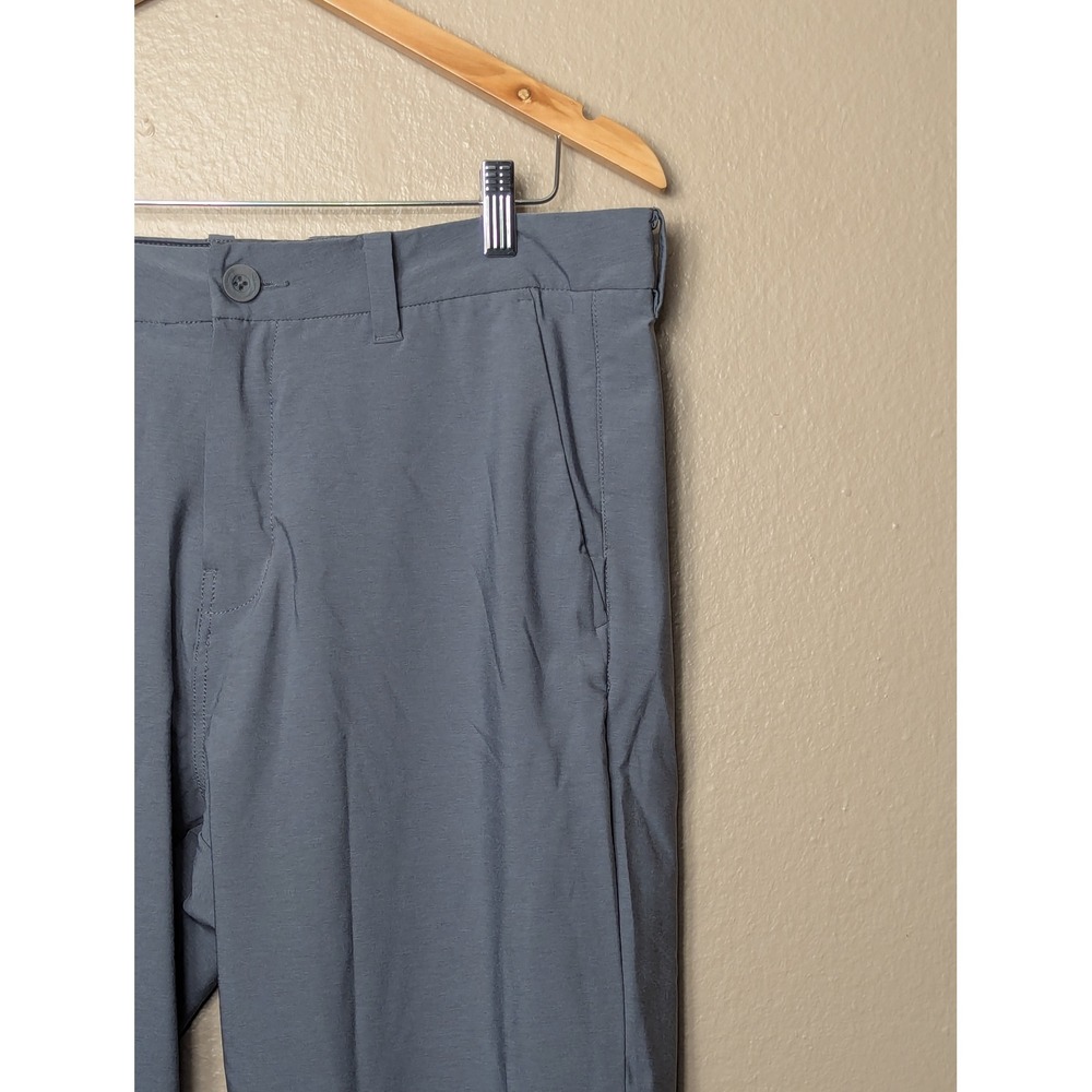 BOEN Performance Golf Pants Mens 34 Gray Gorpcore‎ Tech Chino Trousers - Picture 9 of 13